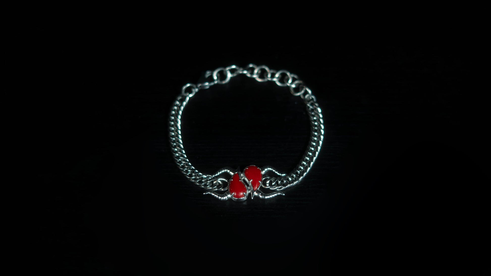 Bracelet acier inoxydable Rakhs – First Blood vue profil