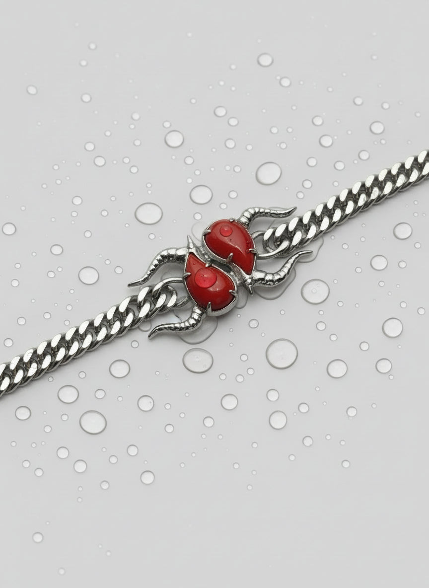 Bracelet avec gouttes d'eau